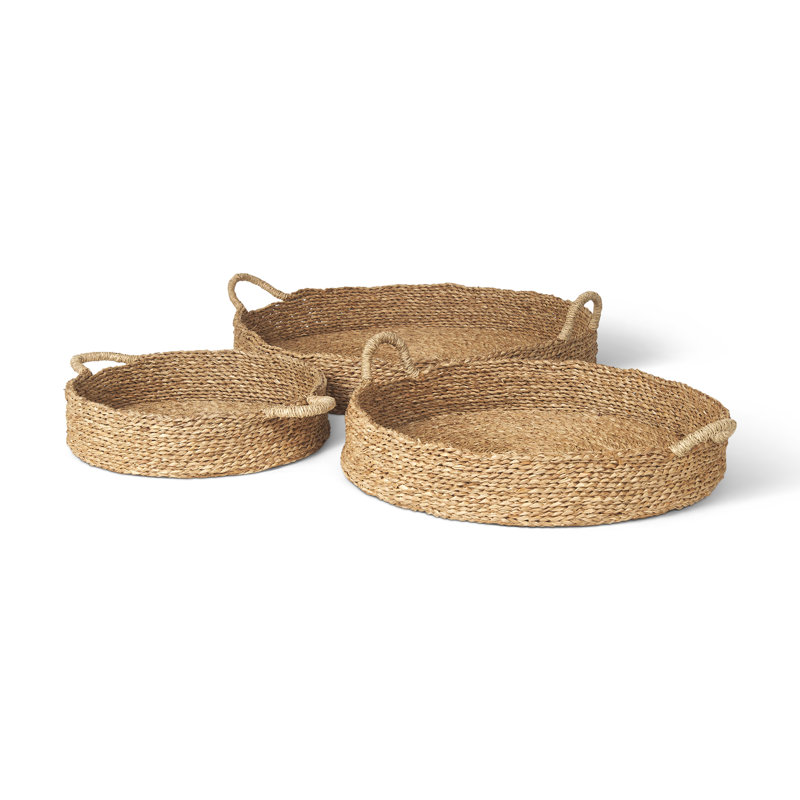 Plateau bourbon en ruppie maritime - ensemble de 3