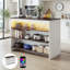 117 cm W Kitchen Island with