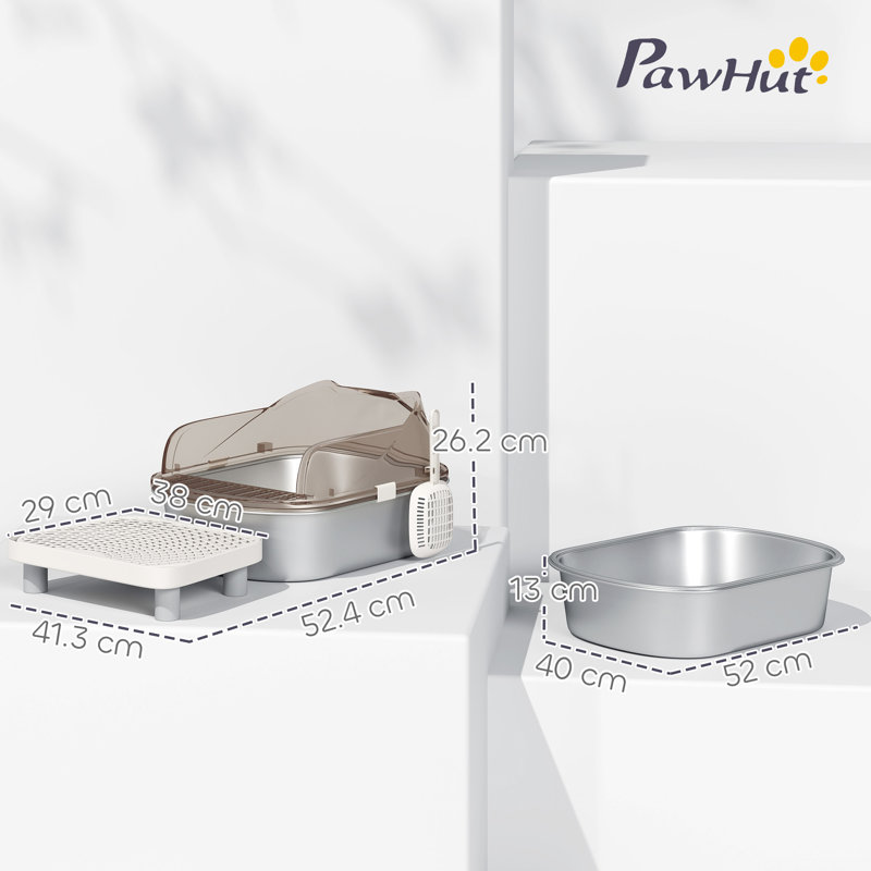 Metal Litter Box with Scoop