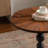 23.6" Solid Wood Top Round End Table