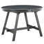 Table de salle à manger ronde extensible en bois Trexm (gris)-121068957