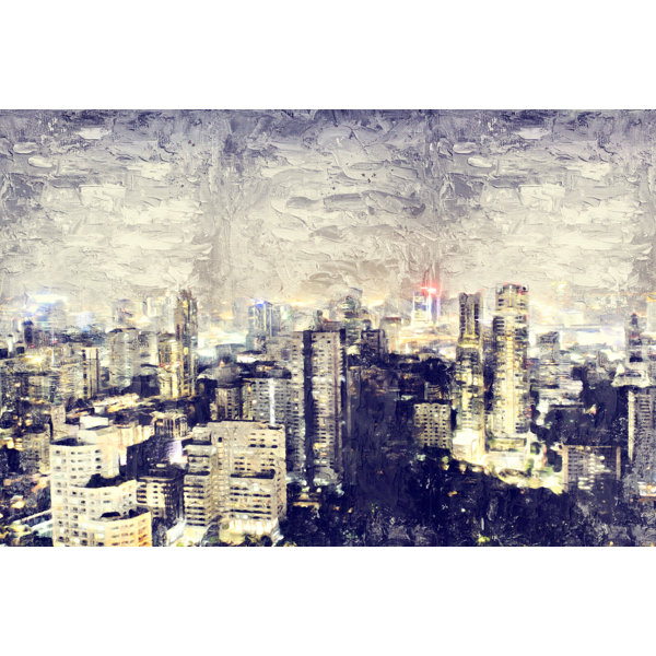 Hokku Designs Abstract Night City - Wayfair Canada