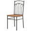 44 cm H Slat Back Dining Chair