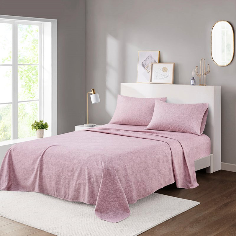 Ensemble de draps grand format 4 pièces en microfibre doux et moelleux de style Cheerful Stylish