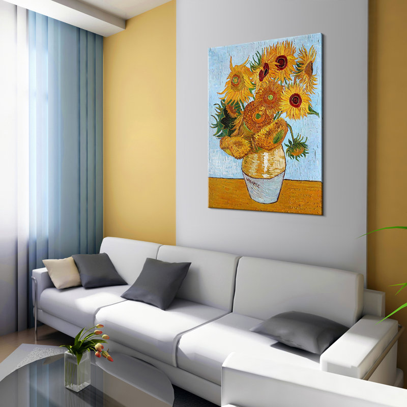 Peinture gogh du tournesol par vincent van
