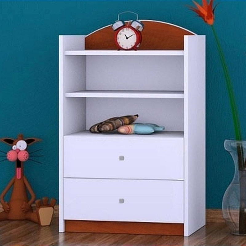 Hallie 96cm H Kids Cube, Brown, 92cm H x 60cm W x 34cm D