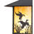 9" Wide Ducks In Flight Right Wall Sconce