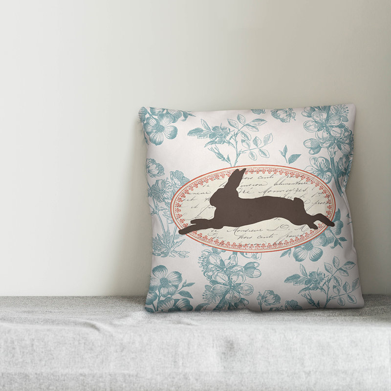 Floral Throw Pillow