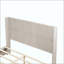 Structure de lit plateforme en bois massif avec tête de lit, lit à lattes en bois sur pied, aucun sommier requis, assemblage facile pour la chambre à coucher-1363854949-1363854955