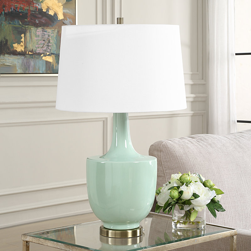 Cathaoir Mint Green Table Lamp