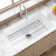 32" L Single Bowl Rectangular Fireclay Dual-mount Kitchen Sink with Sink Grid & Basket Strainer