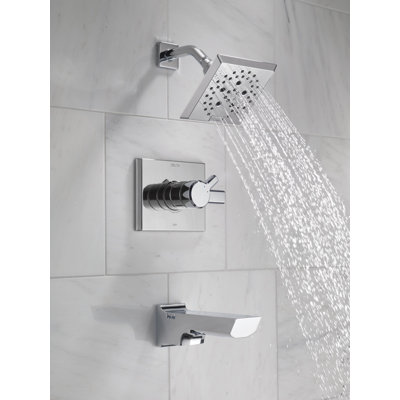 Pivotal® Tub and Shower Faucet with H2Okinetic® Technology