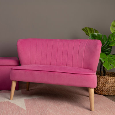 Janell 2 Seater Velvet Sofa