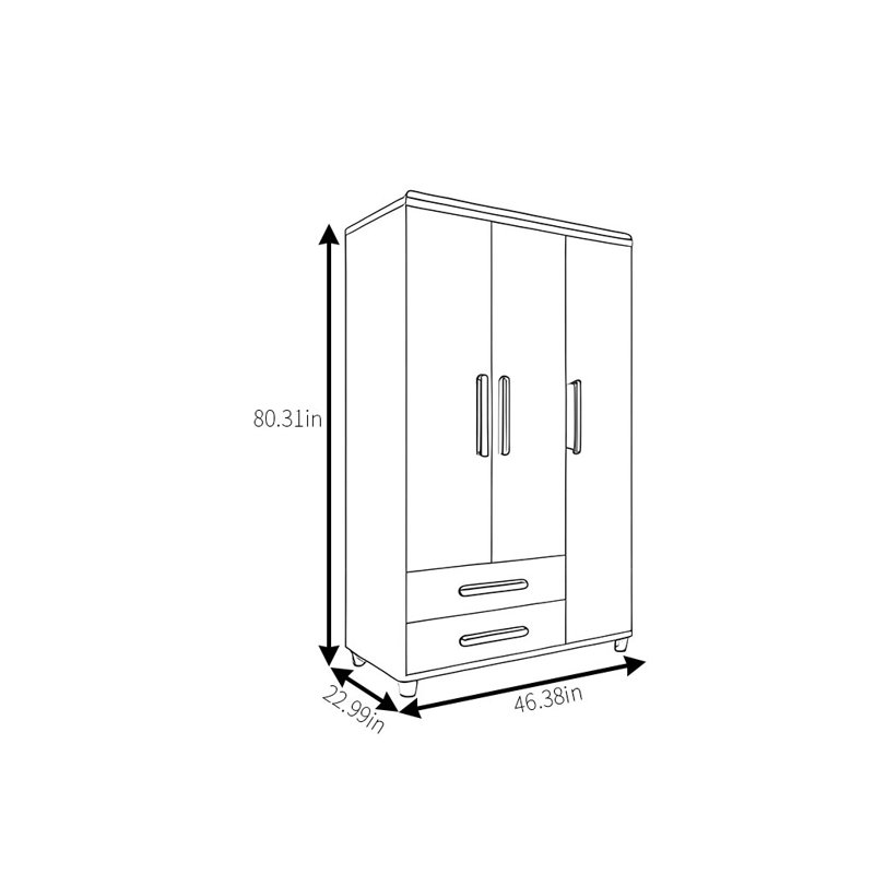 Petite garde-robe moderne et simple