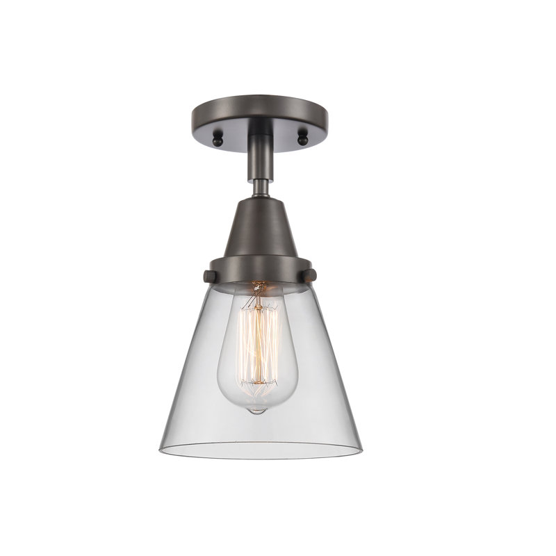 Plafonnier en verre, Ampoule non incluse, Oui, Bronze huilé