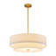 Luminaire suspendu tambour 4 lumières