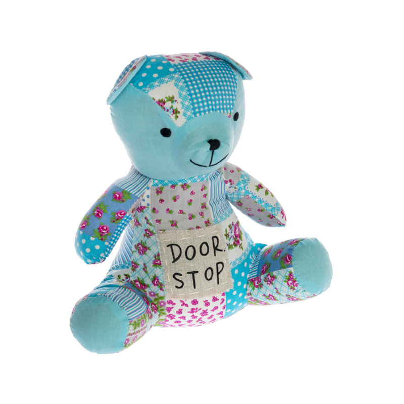 Teddy Bear Steve Fabric Door Wedge