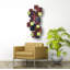 Sapphire TTS Glass And Metal Wall Sculpture-1270879460