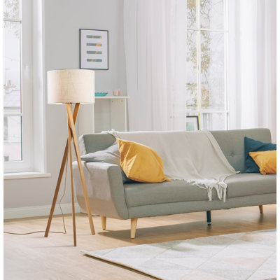 Harcourt 63'' Tripod Floor Lamp