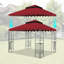 Auvent de remplacement pour abri de jardin 10 pi x 10 pi (base non incluse)-969152015
