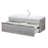Arlie 42" Single Sink Wall Mounted Bathroom Vanity with Cultured Marble Top-56431794