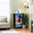 4 Drawer Dresser for Bedroom, Narrow Chest of Drawers, Wooden Top and Study Iron Frame 18"x37.5"-(WxH)