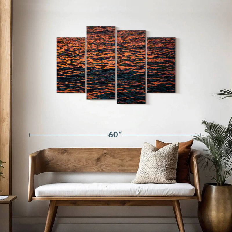 Gillard Ocean Ripples, H 27 po x l 43 po