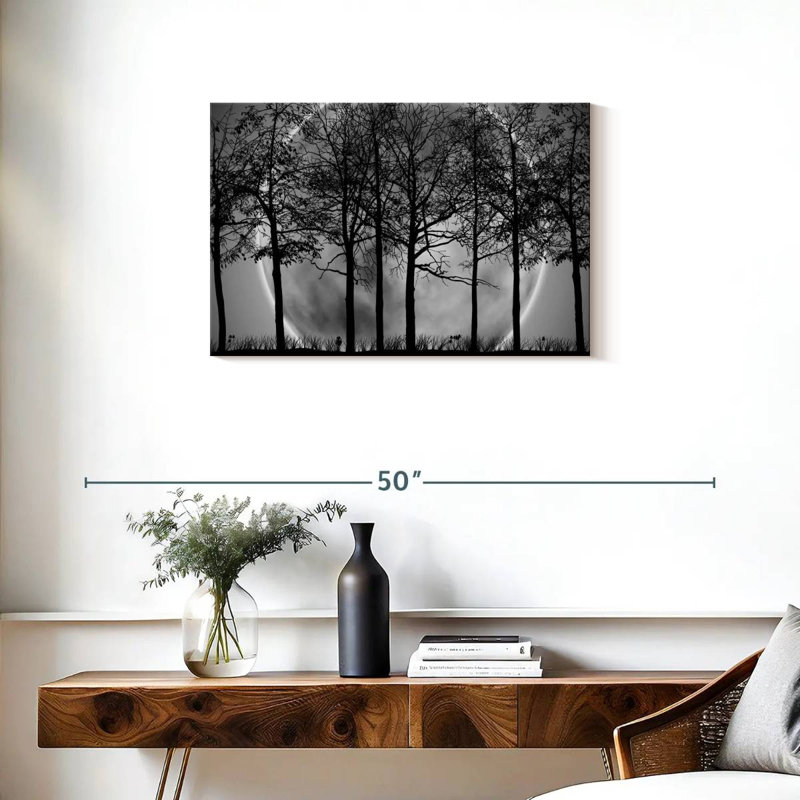 " Haunted Forest Canvas Print ", 20" H x 30" W x 1.25" D