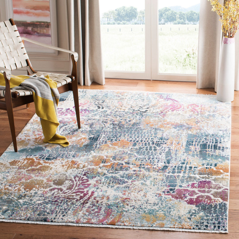 GroveHill Performance Abstract Rug, Rectangle 4' x 6'