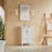 Fully Assembled 24" Freestanding Single Bathroom Vanity with Top