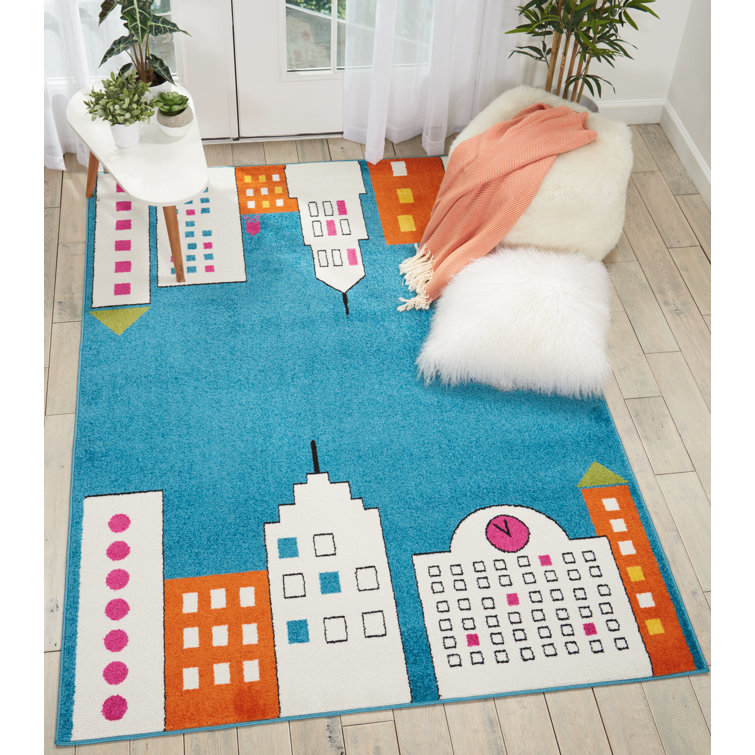 Chunn Blue Area Rug