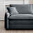 Ottoman Footstool In Corduroy Fabric-1836324705