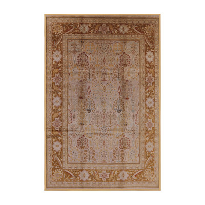 Tapis oriental beige / brun clair