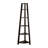 Hewitt Zyn 71 Inch Corner Shelf, 5 Tier Etagere V Ladder Bookcase, Espresso Brown-760349400-767692138
