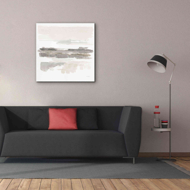  «Neutral Wetlands Crop» par Mike Schick, estampe numérique sur toile, 37 po x 37 po