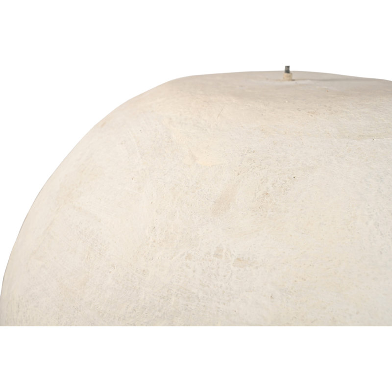Grand luminaire suspendu en papier mâché, H 21 po x l 15 po x P 21 po