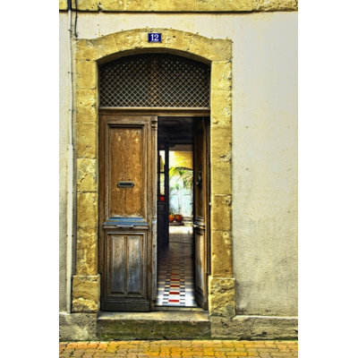 Weathered Doorway III by Colby Chester - Wrapped Canvas Print