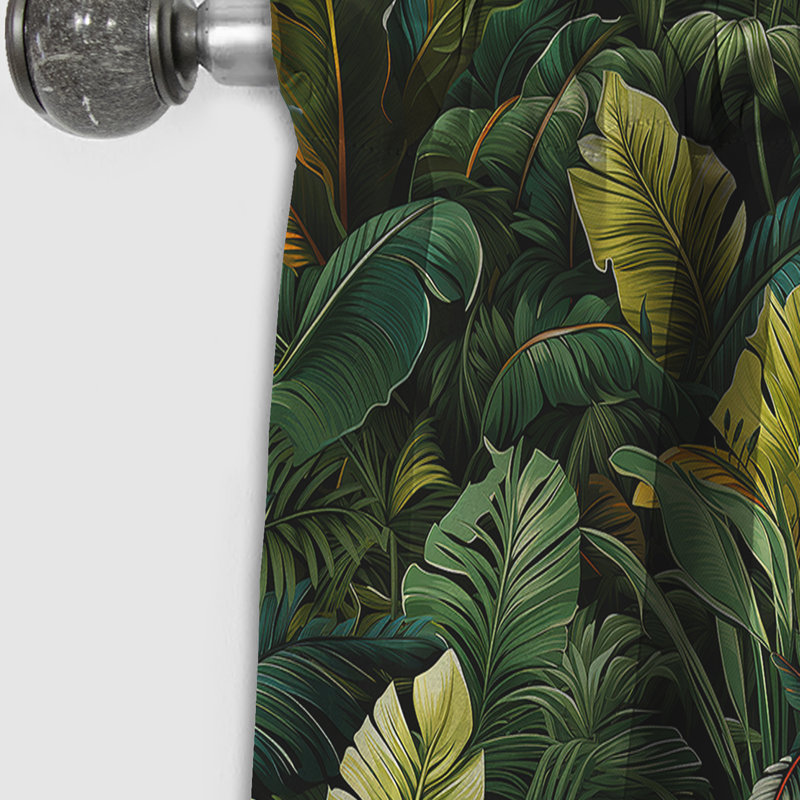 Tropicana Jungle - motif tropical, L 52 po x L 63 po