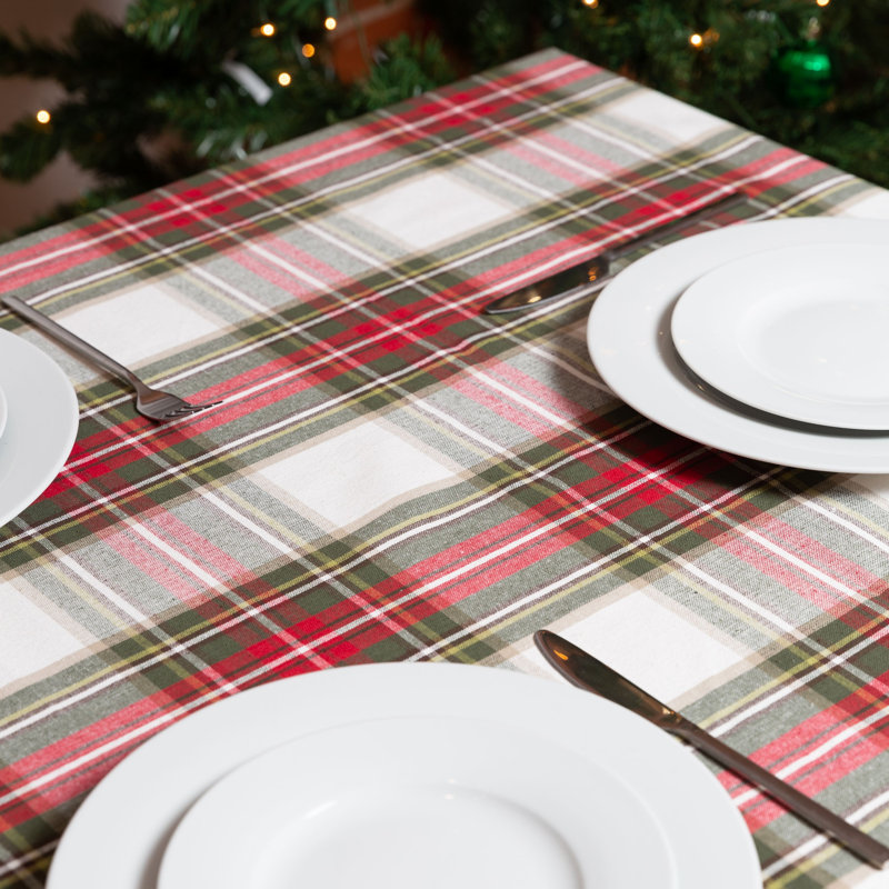 Varnum Plaid Tablecloth, 84" L x 60" W