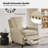 Andrena Genuine Leather Recliner with Nailhead Trim-1743651008