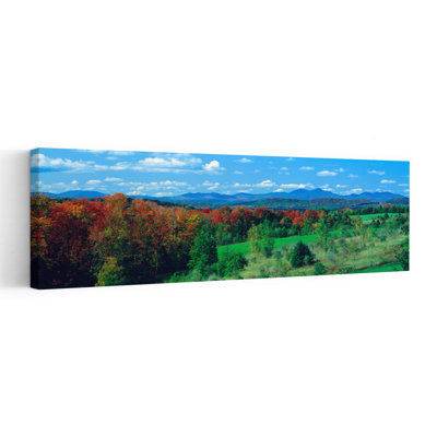 Autumn Trees Vt Abstract Contemporary Autumn Landscape Wall Art