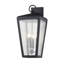 4 - Light Dimmable Textured Black Flush Mount