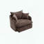 Chaise pivotante surdimensionnée 360 ° - Chenille avec 3 coussins-1800230470