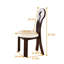 Chaise d'appoint rembourrée en bois massif (ensemble de 2)-1646264443-1646264442