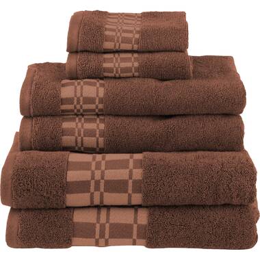 Gracie Oaks Jaiel 6-Piece Cotton Towel Set - with 2 Bath Towels, 2