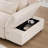 107'' L-Shaped Sectional Sleeper Sofa Bed With Pull-Out Design & Storage Ottoman