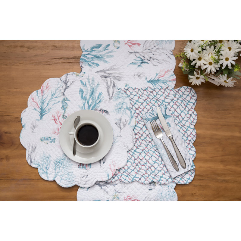 Detdeus No Pattern Cotton Table Runner
