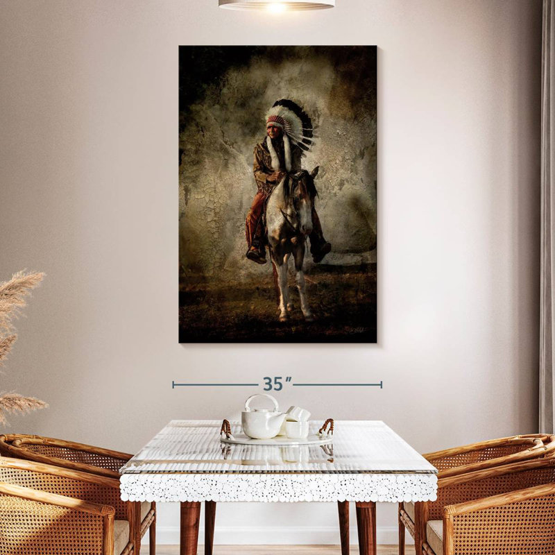 Lelar Warrior, 51" H x 34" W