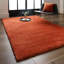 Taiwo Shaggy Orange Area Rug-1301484308