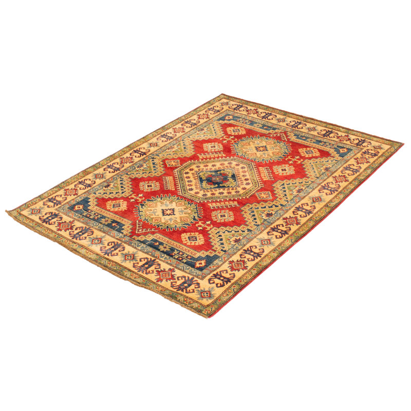 Raechal One-of-a-Kind 5'2" X 6'8" New Age Wool Area Rug in Red